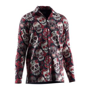 Camisa de Playa para Hombre, Sublimada, con Botones, Estampado Floral, Económica, de Manga Larga, para Verano, También para Mujer - Product Image 3