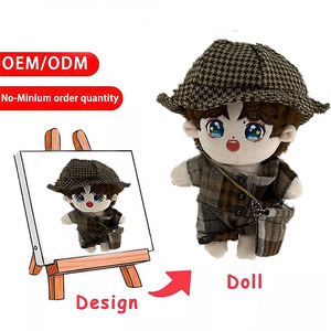 Personalizado 1:1 diseño oso/vaca/Panda/Toro oveja juguetes de peluche salida de fábrica pequeño lote suave animales de peluche PP relleno de algodón sin MOQ - Product Image 6