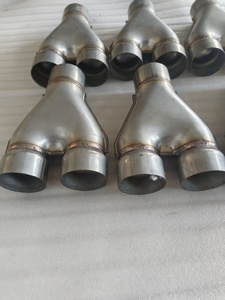อะแดปเตอร์ท่อไอเสียสแตนเลสแบบ Y-Type 3 ทาง ตัวเชื่อมต่อแบบเชื่อมสำหรับระบบไอเสียรถยนต์ - Product Image 2