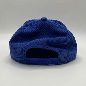 Wholesale Outdoor High Quality 6-Panel <b>Corduroy</b> Snapback Baseball <b>Cap</b> Flat Bill Unisex Adult Four Seasons Common - Product Image 5