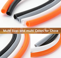 Gaine de protection électrique flexible ondulée anti-UV pour câbles et fils JDD