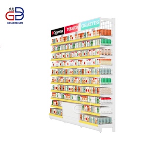 Light Duty Supermarket <strong>Display</strong> One Side <strong>Shelves</strong> <strong>for</strong> Retail Store Metal <strong>Cigarette</strong> <strong>Display</strong> Racks - Product Image 2