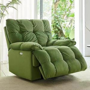 Sans Luxury <b>White</b> Adjustable Footrest Ergonomic Lounge 180 Degree Reclining Chair Power Recliner - Product Image 6