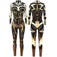 Nouveau costume de cosplay de robot Echo imprimé en 3D pour Halloween, combinaison ajustée en polyester pour hommes