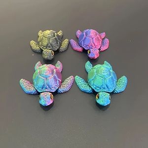 Novelty 3d Printed Plastic Little <b>Turtle</b> Figurine With Movable Joint <b>Turtle</b> <b>Toy</b> - Product Image 5