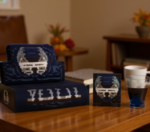 Maglione da Uomo JH300-6 Blu a Maniche Corte con Scollo a V per l'Autunno - Product Image 2