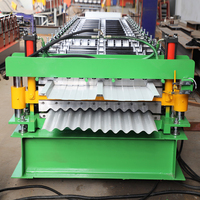 Machine de formage à froid automatique à double couche pour profilés, machine pour tôles métalliques prélaquées