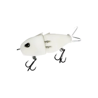 Nouvelle leurre artificielle rigide multi-segments Aotuo avec doubles hameçons, petit swimbait 60mm pour la pêche à la truite et au poisson-soleil