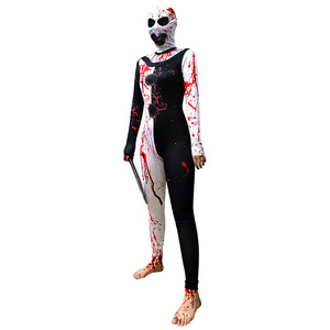 Disfraz de Payaso Unisex Zentai con Manchas de Sangre, Ropa de Actuación para Adultos, Estilo Transfronterizo - Product Image 3