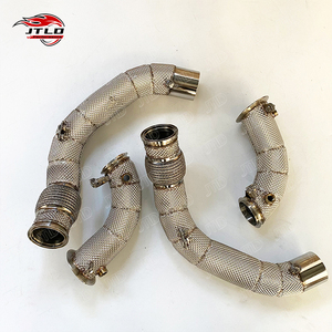Tuyau droit en acier inoxydable avec pare-chaleur, collecteur d'échappement pour BMW F90 M5 M6 F9X avec OPF - Product Image 5