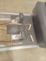 Reformer Pilates Classique en Aluminium avec Demi-Tourneuse, Machine d'Entraînement Complet du Corps Tout-en-un pour Studio et Rééducation