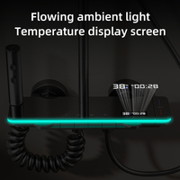 Meilleure vente en stock : Ensemble de douche thermostatique à touches piano, 4 modes, 4 sorties, jet doux, chromé – Le favori d'Europe et d'Amérique