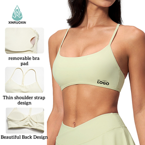 Sujetador Deportivo de Spandex de Secado Rápido con Tirantes Cruzados en la Espalda y Soporte Alto para Ropa Deportiva, Entrenamiento Físico, Pilates y Yoga para <span class=keywords><strong>Mujer</strong></span> - Product Image 1