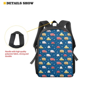 Sac à dos pour enfants Sublimation Monster Truck Cars Cars Toddler Sac à dos pour garderie <span class=keywords><strong>Voyage</strong></span> Préscolaire Bookbags pour garçons filles - Product Image 5