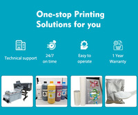 Printer DTF Otomatis Penuh 600mm I3200 HYCAN Baru dengan Tinta Pigment, Produktivitas Tinggi untuk Usaha Kecil Pencetakan Kaos
