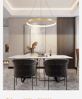 Plafonnier Led au design européen moderne, luminaire décoratif d'intérieur, idéal pour un salon ou une Villa