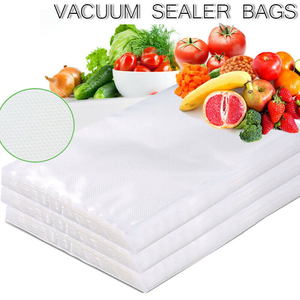 Sellador de alimentos frescos al vacío, bolsas texturizadas para envasado al vacío, bolsas de almacenamiento, en relieve, Vac - Product Image 3