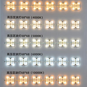 220V 4W 1W/LED tavan yumuşak Film reklam ışık kutusu 4 LED modülü lensler sıcak beyaz 3000K 4000K 6000K 10000K kare LED modülü - Product Image 5