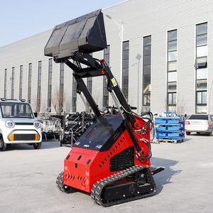 무료 배송 중국산 토목 기계 트랙 휠 CE/EPA 인증 미니 스키드 스티어 로더 (버킷, 트렌처, 로터리 플라우 포함) - Product Image 4