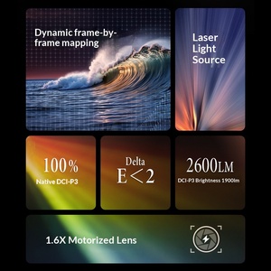 Nuevo Proyector <span class=keywords><strong>BenQ</strong></span> W6050 Láser 4K HDR para Cine en Casa, Modelo Insignia (DLP 3D Integrado, 2600 Lúmenes, Nativo 100 I-P3 Dinámico) - Product Image 3