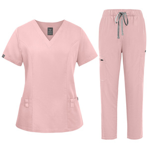 Haute qualité médical gommages uniforme <span class=keywords><strong>infirmière</strong></span> accessoires clinique pour animaux de compagnie médecin vêtements de travail multicolore <span class=keywords><strong>anesthésiste</strong></span> uniformes <span class=keywords><strong>infirmière</strong></span> femmes - Product Image 4