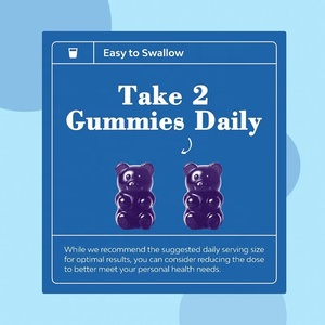 Caramelle Gommose alla Vitamina E 60 pezzi - 1000mg di Vitamina E, Gusto Mirtillo, Antiossidante e Supporto Immunitario - Product Image 5