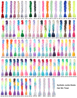 Offre Spéciale 24 pouces synthétique Jumbo cheveux tresses paillettes Tinsels Extensions teints pour le tressage chaud cheveux synthétiques traitement chimique