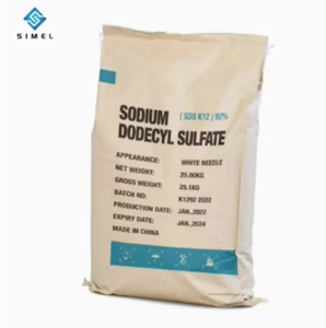 Sulfate laurique de sodium de haute qualité/sulfate dodécylique de sodium SLS/SDS/ K12 matières premières en poudre pour la production de détergent - Product Image 4