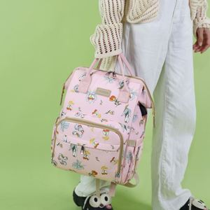 Portable Baby Diaper <b>Backpacks</b> With USB <b>Large</b> <b>Capacity</b> Cartoon Mommy Bags - Product Image 5