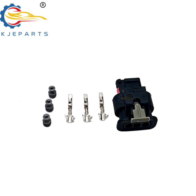 Waterproof Nylon Automotive 3Pin Male/Female Wire Harness Plug Socket Adapter Connector Phosphor Bronze Contacts IP68 12V 3-10A