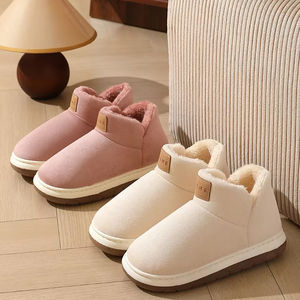 Nouvelles pantoufles en fourrure pour femmes avec semelle en PVC, en daim synthétique, pantoufles de créateur pour femmes, en promotion - Product Image 1