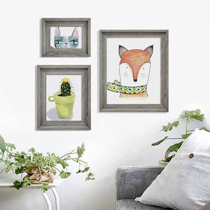 นอยเมอร์บิลเดอราห์เมนจาก MDF-Holz Breite Verwitterte Schwarze Eisenkiefer - Product Image 5