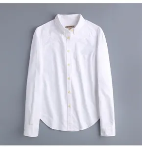 Plus Size Heren Katoenen Overhemden Van Hoge Kwaliteit Zakelijk Casual Overhemd Met Lange Mouwen Mannelijke Vrouwelijke Kantoorjurk