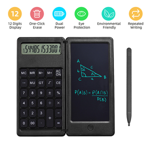 <span class=keywords><strong>Calculadora</strong></span> solar con tableta de escritura de 6 pulgadas, <span class=keywords><strong>calculadora</strong></span> de escritorio portátil y plegable, bloc de dibujo para reuniones de oficina y estudio - Product Image 4