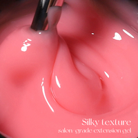 Gel de construction pour ongles en mousse, rose nude, caoutchouté, sans HEMA, sans TPO, gel de contrôle