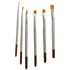 Fabriek Directe Verkoop Duurzaam Acryl Olie Aquarel Gezicht Schilderij Veganistische 6 Stuks Make-Up Borstel Set - Product Image 6