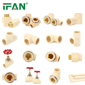 IFAN giá thấp astm2846 DIN PVC phù hợp ổ cắm tee khớp nối 90 độ khuỷu tay chất lượng cao y TEE plomberie cpvc phụ kiện