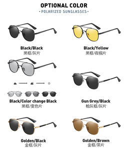 <span class=keywords><strong>Occhiali</strong></span> <span class=keywords><strong>da</strong></span> <span class=keywords><strong>Sole</strong></span> <span class=keywords><strong>da</strong></span> <span class=keywords><strong>Uomo</strong></span> Classici <span class=keywords><strong>Vintage</strong></span> con Doppio Ponte <span class=keywords><strong>Rotondi</strong></span> Fotocromatici Polarizzati - Product Image 4