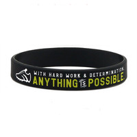 Bracelets de football personnalisés en gros, grande élasticité, étanches, pour adultes, en silicone, bracelets de sport en caoutchouc pour le football