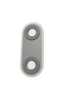 Plafonnier LED 12V RV, lampe dôme ovale encastrée à double spot pour camping-car/remorque/camping-car/caravane