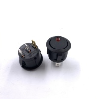 Panneau de commutation à bascule électronique à bouton-poussoir JEC JS-606-2AL-MIR-Q-BB-3H