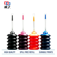 DIWEN 30ML 4 6 Warna Kit Tinta Isi Ulang Kompatibel Tinta Dye Epson Canon HP Brother Printer Inkjet