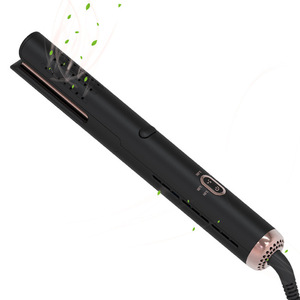 Mini 2 In 1 Hair Straightener With Temperature Control Curling Iron And Dryer Tourmaline Ceramic Fast Heating For Dry And Wet - Product Image 1