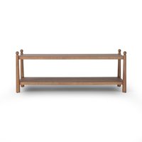 Table basse en bois massif de style minimaliste et luxueux, design moderne, meubles durables pour le salon et couleur personnalisable