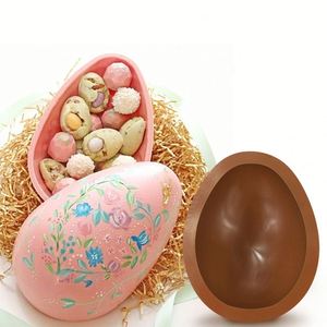 Molde de Silicona para Huevos de Pascua 3D, Grado Alimenticio, Antiadherente, Resistente al Calor, para Chocolate, Mousse, Pastel, Repostería, Velas, Jabón, Resina - Product Image 3