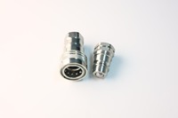 Raccord rapide hydraulique en acier au carbone de haute qualité, conforme à la norme ISO5675, filetage femelle 1/2NPT, joint à bille.