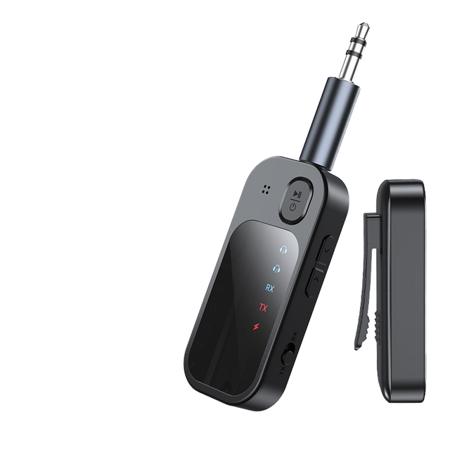 New 5.4 2-in-1 for Receiver Transmitter Custom Fit Plastic Wired Wireless Headphones TF Card Playback Supports Two-to-Two