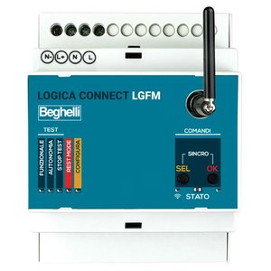 Unità di Controllo Compatta Beghelli Logica Connect LGFM con Funzione Wireless per Uso Industriale - Product Image 1