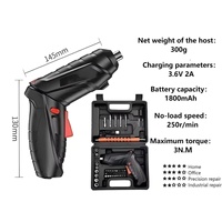 Tournevis électrique sans fil à prix de gros, perceuse à main entièrement automatique, mini tournevis électrique, ensemble d'outils