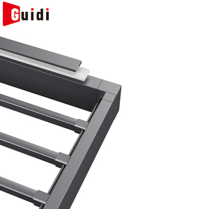 Porte-pantalon coulissant en aluminium à <span class=keywords><strong>fixation</strong></span> latérale pour armoire, pour mobilier <span class=keywords><strong>de</strong></span> chambre - Product Image 2